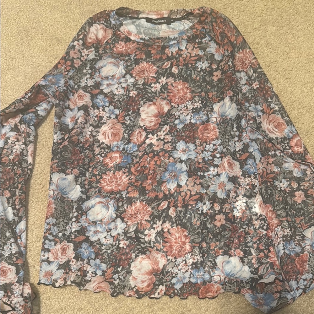Floral Long Sleeve Top